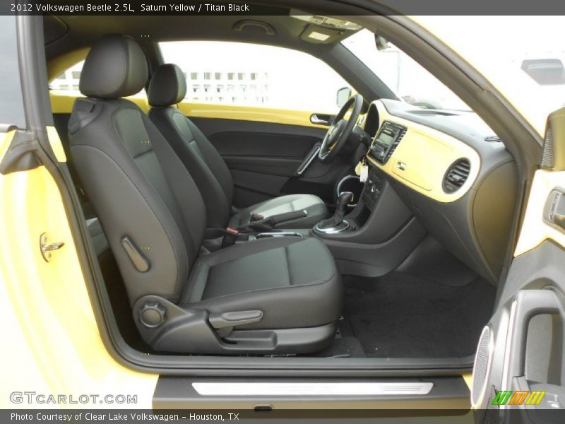 Saturn Yellow / Titan Black 2012 Volkswagen Beetle 2.5L