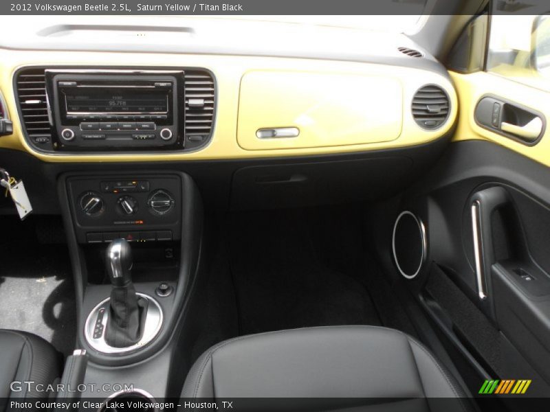 Saturn Yellow / Titan Black 2012 Volkswagen Beetle 2.5L