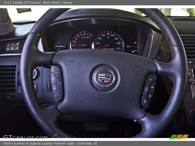 Black Raven / Ebony 2011 Cadillac DTS Luxury