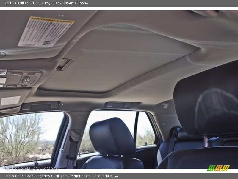 Black Raven / Ebony 2011 Cadillac DTS Luxury