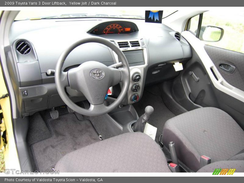 Yellow Jolt / Dark Charcoal 2009 Toyota Yaris 3 Door Liftback