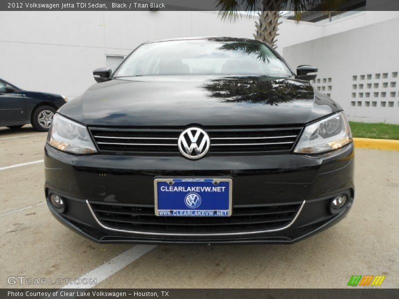 Black / Titan Black 2012 Volkswagen Jetta TDI Sedan