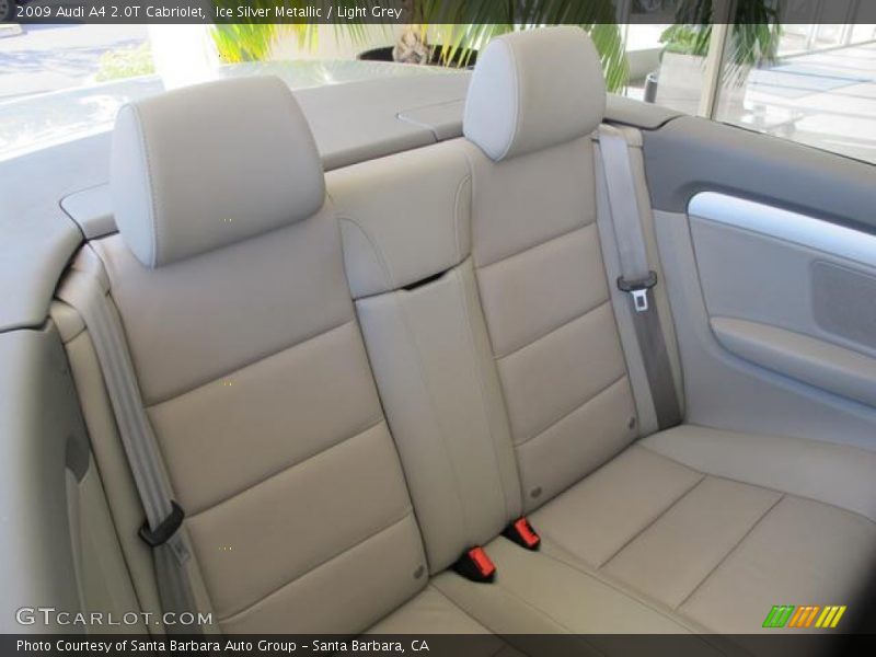 Ice Silver Metallic / Light Grey 2009 Audi A4 2.0T Cabriolet