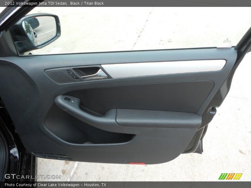 Black / Titan Black 2012 Volkswagen Jetta TDI Sedan