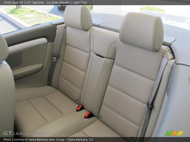 Ice Silver Metallic / Light Grey 2009 Audi A4 2.0T Cabriolet