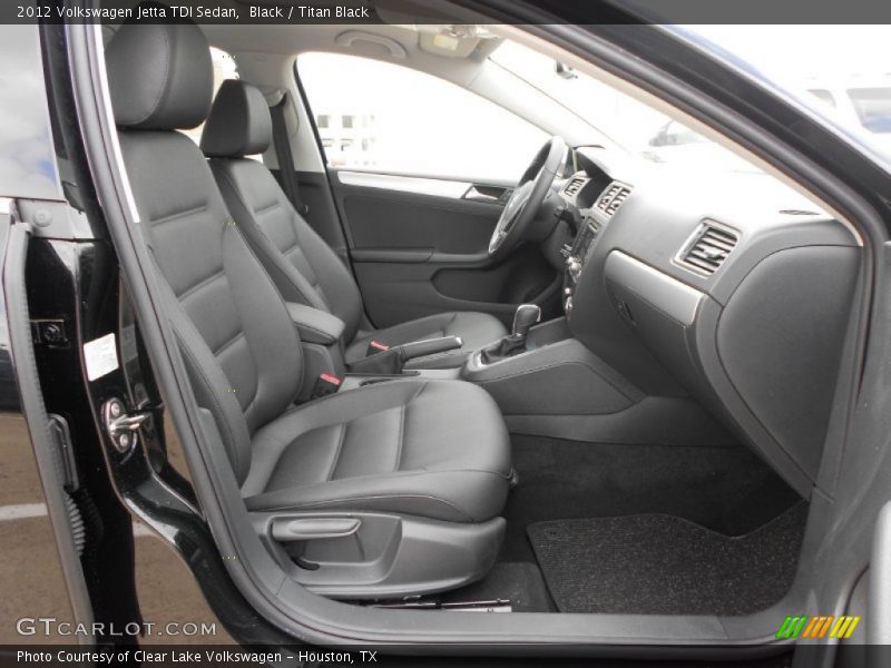 Black / Titan Black 2012 Volkswagen Jetta TDI Sedan