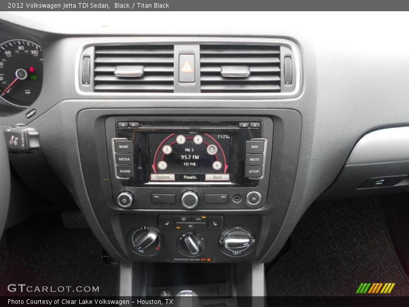 Black / Titan Black 2012 Volkswagen Jetta TDI Sedan