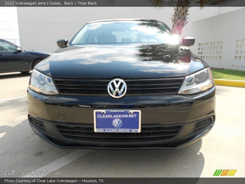 Black / Titan Black 2012 Volkswagen Jetta S Sedan