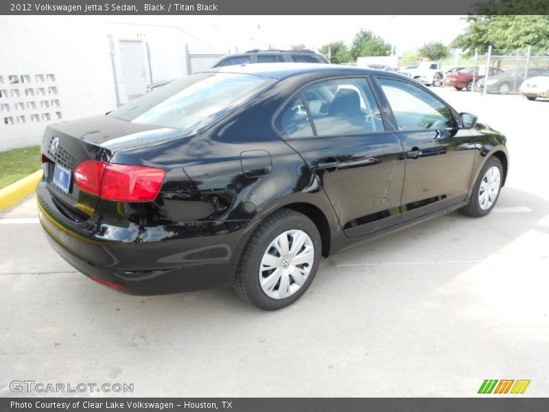 Black / Titan Black 2012 Volkswagen Jetta S Sedan