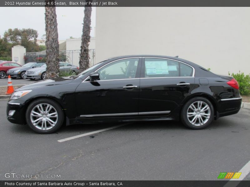  2012 Genesis 4.6 Sedan Black Noir Pearl