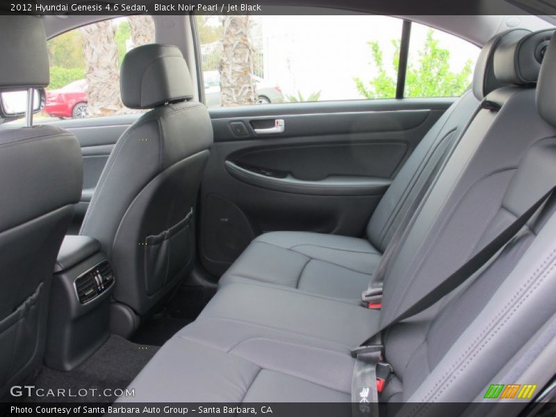 Black Noir Pearl / Jet Black 2012 Hyundai Genesis 4.6 Sedan
