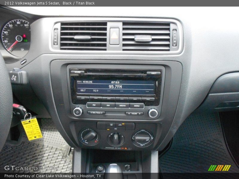 Black / Titan Black 2012 Volkswagen Jetta S Sedan
