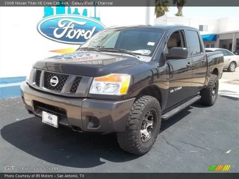 Galaxy Black / Charcoal 2008 Nissan Titan XE Crew Cab 4x4