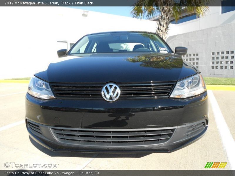 Black / Titan Black 2012 Volkswagen Jetta S Sedan