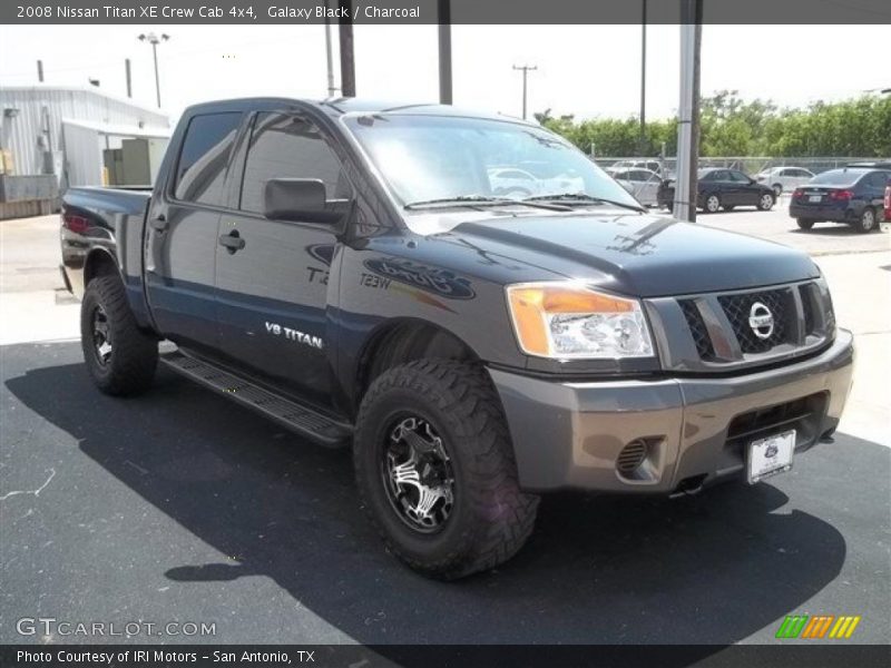 Galaxy Black / Charcoal 2008 Nissan Titan XE Crew Cab 4x4