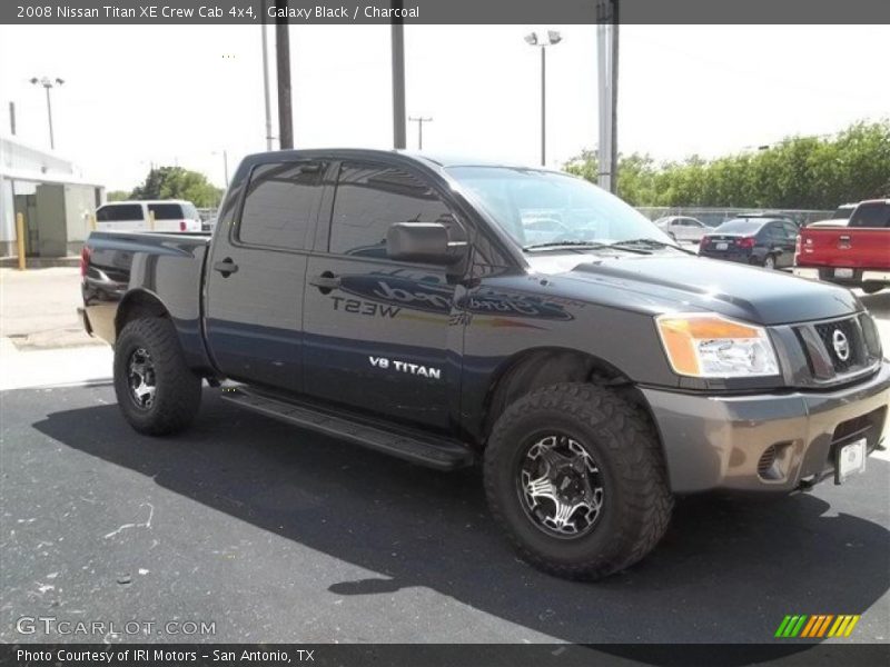 Galaxy Black / Charcoal 2008 Nissan Titan XE Crew Cab 4x4