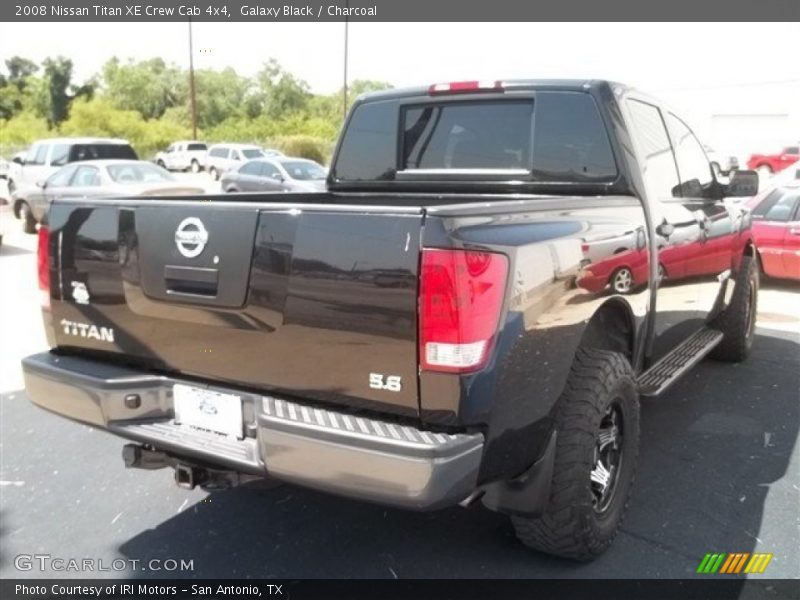 Galaxy Black / Charcoal 2008 Nissan Titan XE Crew Cab 4x4