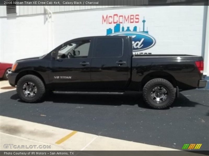 Galaxy Black / Charcoal 2008 Nissan Titan XE Crew Cab 4x4
