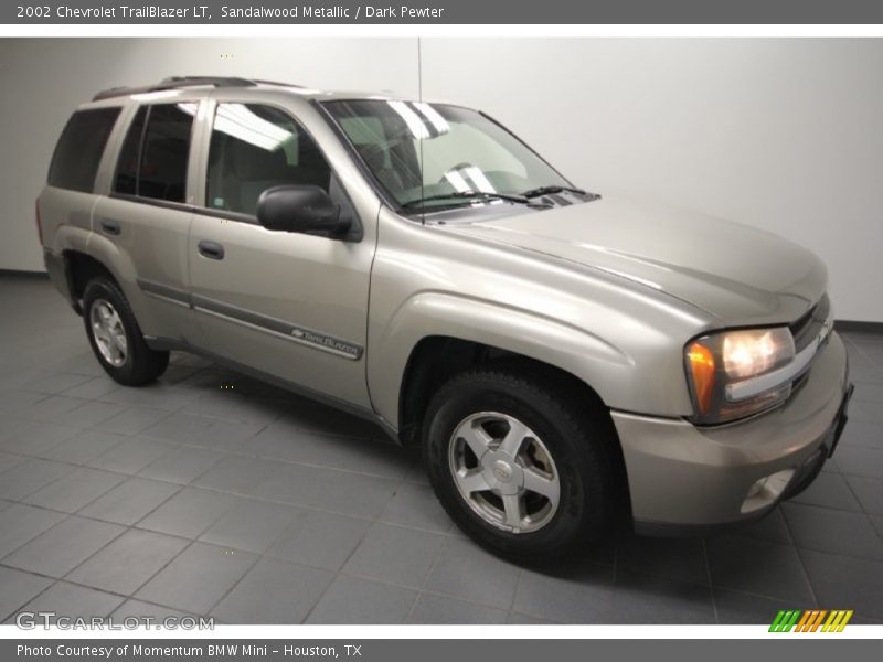 Sandalwood Metallic / Dark Pewter 2002 Chevrolet TrailBlazer LT
