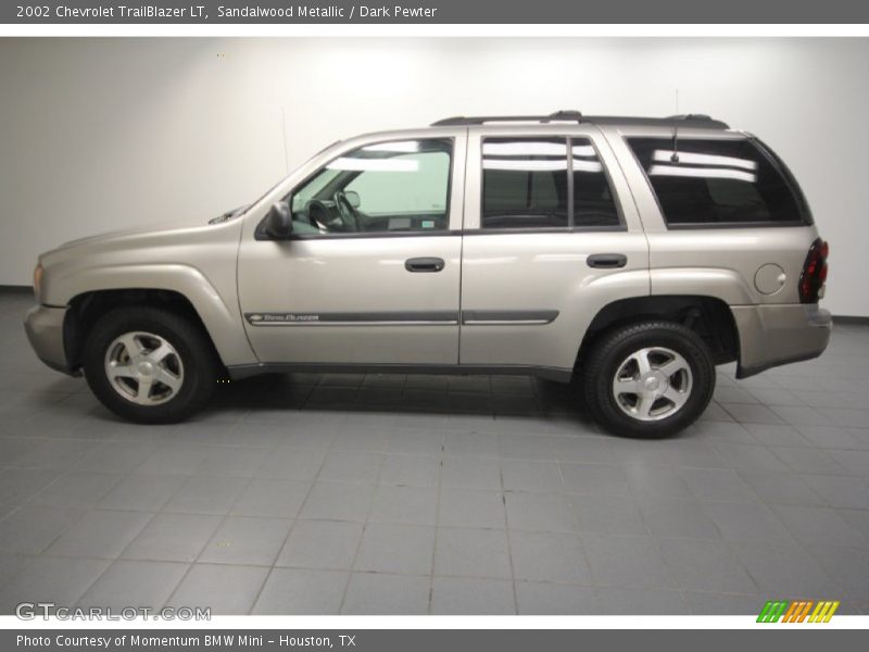Sandalwood Metallic / Dark Pewter 2002 Chevrolet TrailBlazer LT
