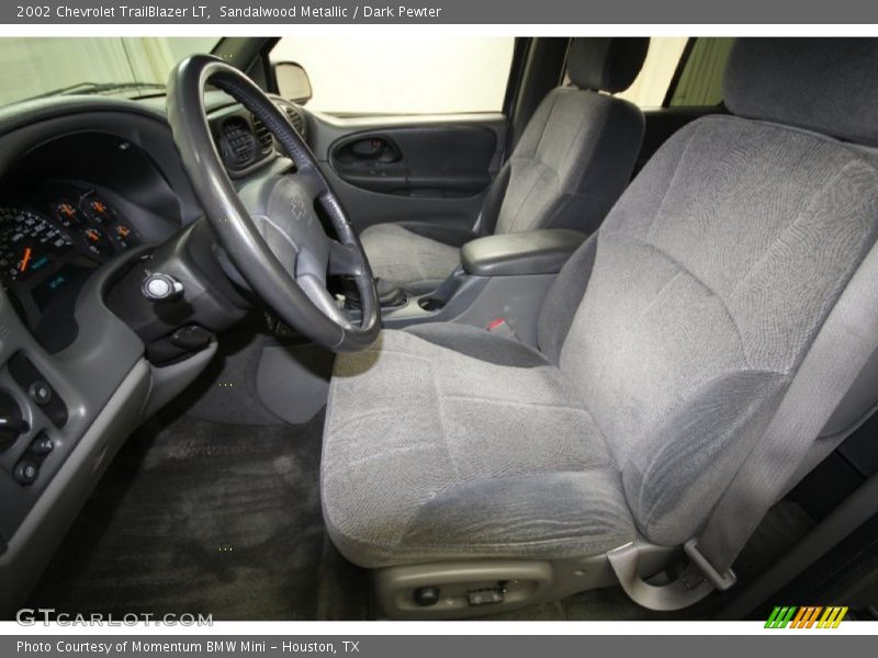 Sandalwood Metallic / Dark Pewter 2002 Chevrolet TrailBlazer LT