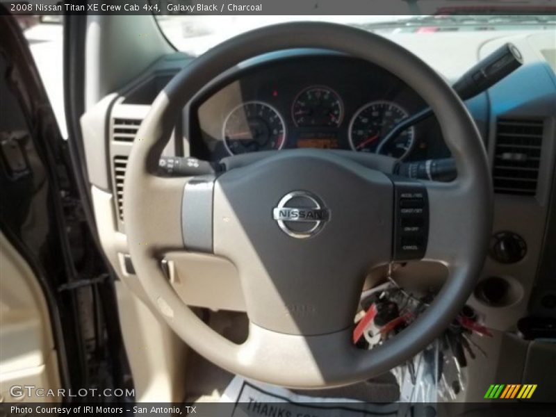 Galaxy Black / Charcoal 2008 Nissan Titan XE Crew Cab 4x4