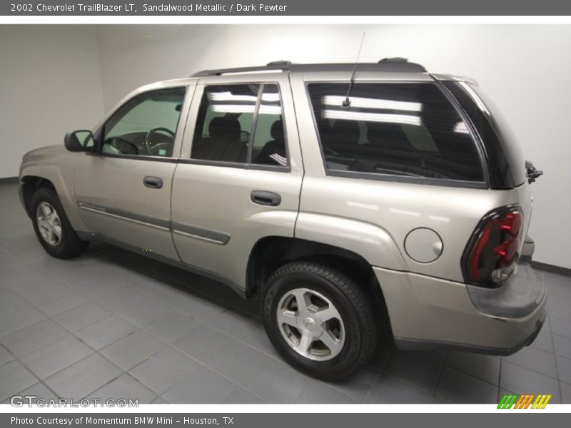 Sandalwood Metallic / Dark Pewter 2002 Chevrolet TrailBlazer LT