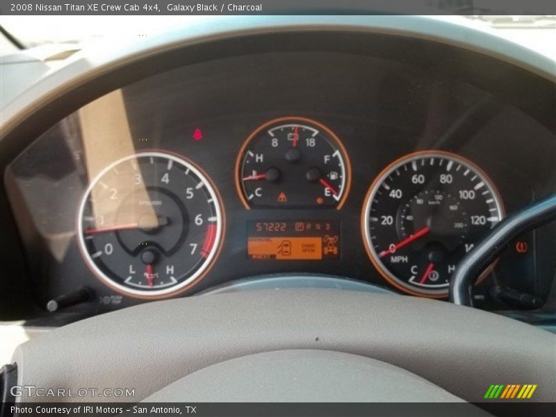 Galaxy Black / Charcoal 2008 Nissan Titan XE Crew Cab 4x4