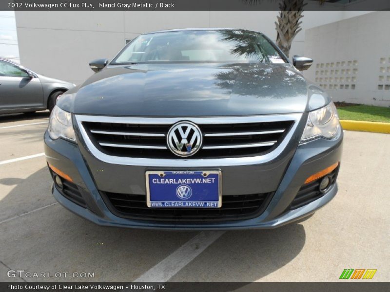 Island Gray Metallic / Black 2012 Volkswagen CC Lux Plus