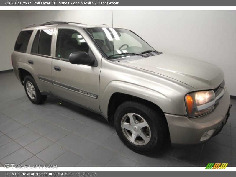 Sandalwood Metallic / Dark Pewter 2002 Chevrolet TrailBlazer LT