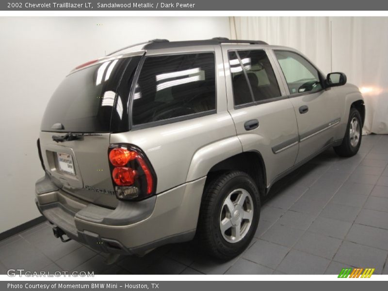 Sandalwood Metallic / Dark Pewter 2002 Chevrolet TrailBlazer LT