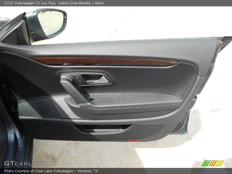 Island Gray Metallic / Black 2012 Volkswagen CC Lux Plus