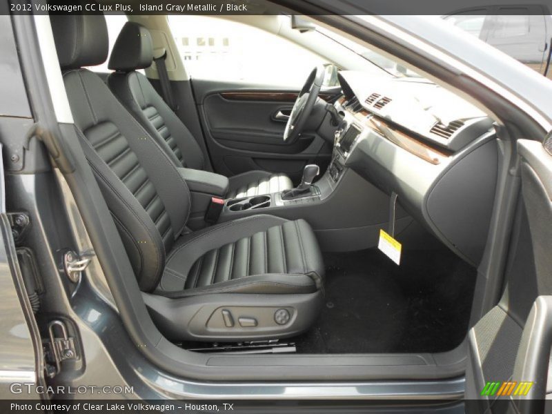 Island Gray Metallic / Black 2012 Volkswagen CC Lux Plus