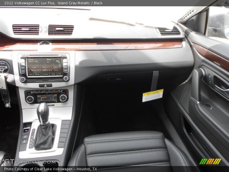 Island Gray Metallic / Black 2012 Volkswagen CC Lux Plus