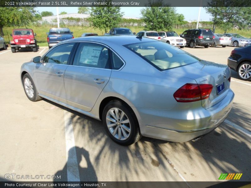 Reflex Silver Metallic / Moonrock Gray 2012 Volkswagen Passat 2.5L SEL