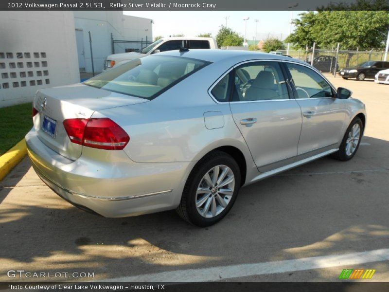 Reflex Silver Metallic / Moonrock Gray 2012 Volkswagen Passat 2.5L SEL