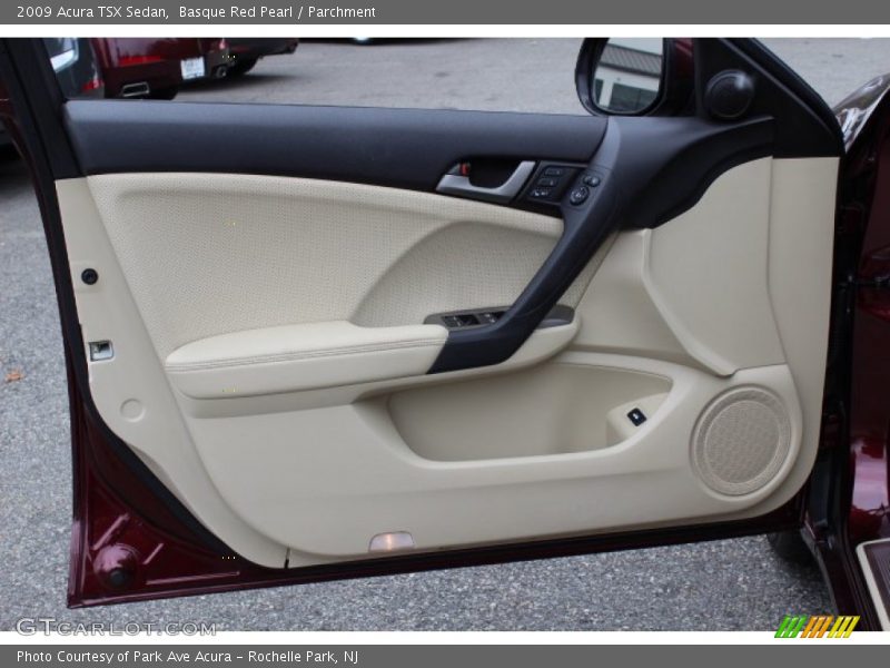 Basque Red Pearl / Parchment 2009 Acura TSX Sedan