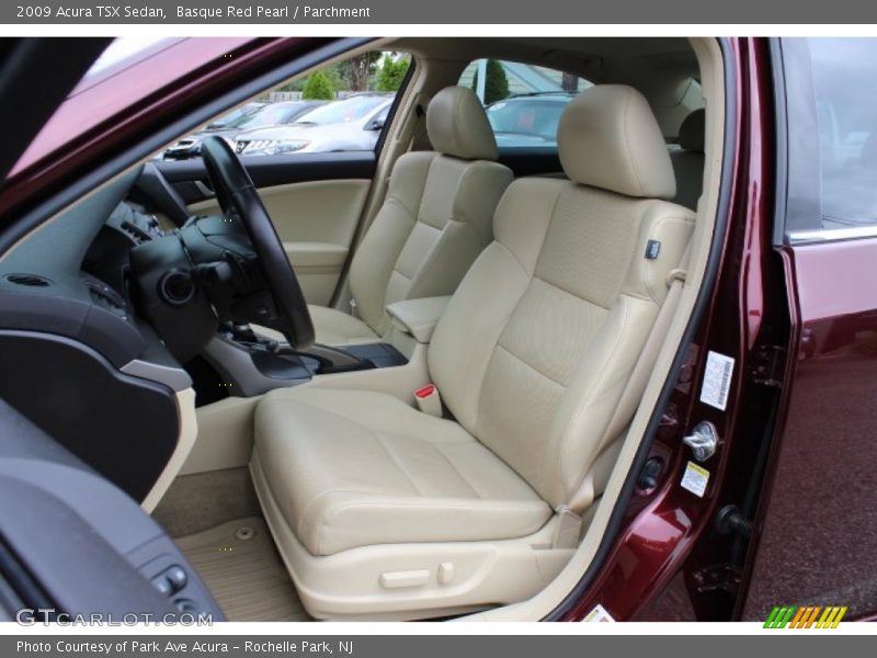 Basque Red Pearl / Parchment 2009 Acura TSX Sedan