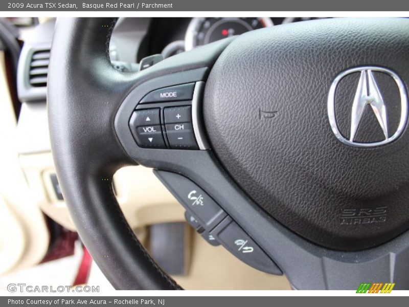 Basque Red Pearl / Parchment 2009 Acura TSX Sedan