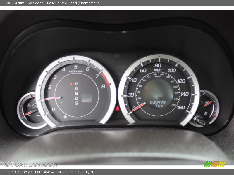 Basque Red Pearl / Parchment 2009 Acura TSX Sedan