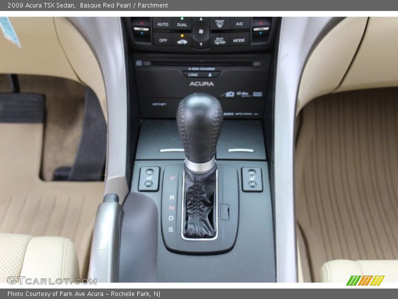 Basque Red Pearl / Parchment 2009 Acura TSX Sedan