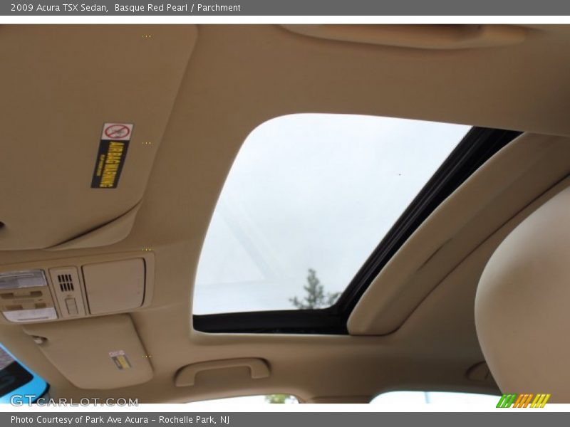 Basque Red Pearl / Parchment 2009 Acura TSX Sedan