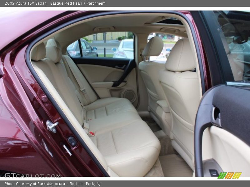 Basque Red Pearl / Parchment 2009 Acura TSX Sedan