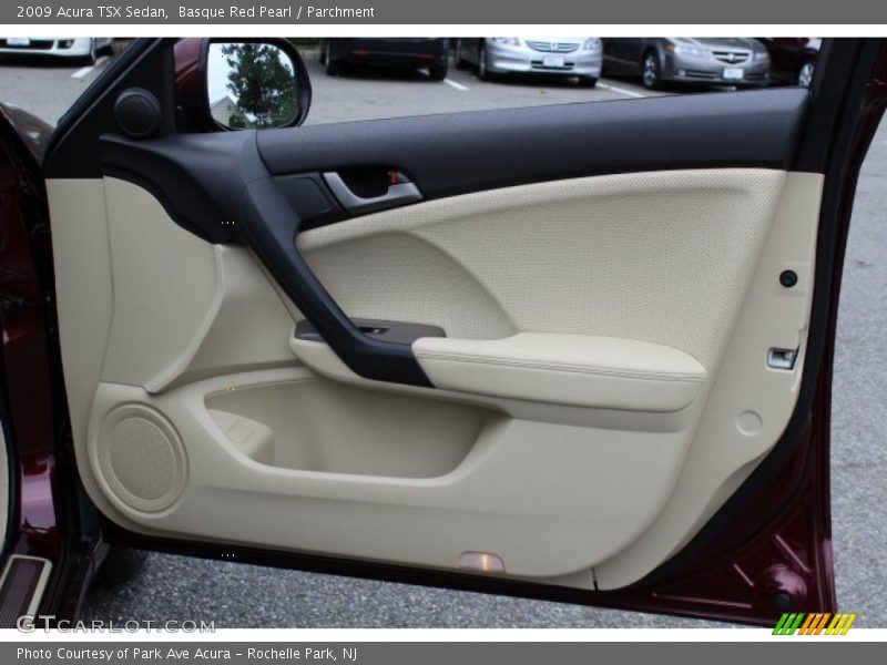 Basque Red Pearl / Parchment 2009 Acura TSX Sedan