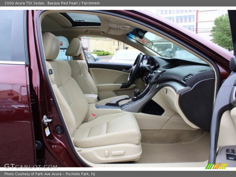 Basque Red Pearl / Parchment 2009 Acura TSX Sedan
