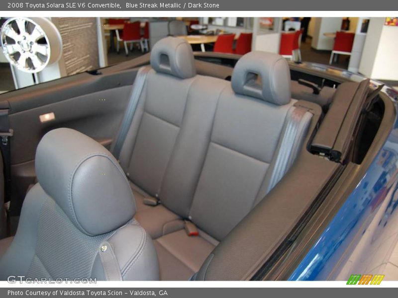 Blue Streak Metallic / Dark Stone 2008 Toyota Solara SLE V6 Convertible