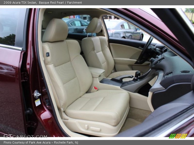 Basque Red Pearl / Parchment 2009 Acura TSX Sedan