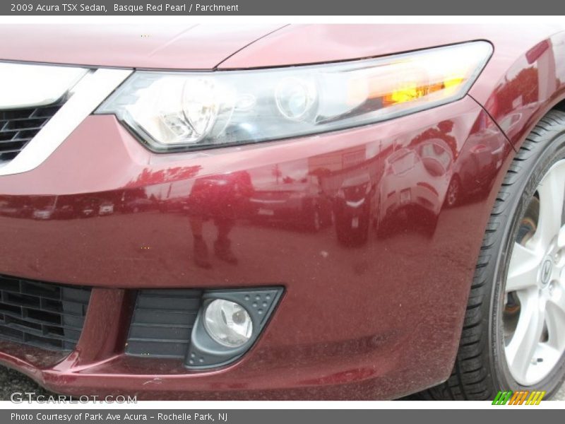 Basque Red Pearl / Parchment 2009 Acura TSX Sedan