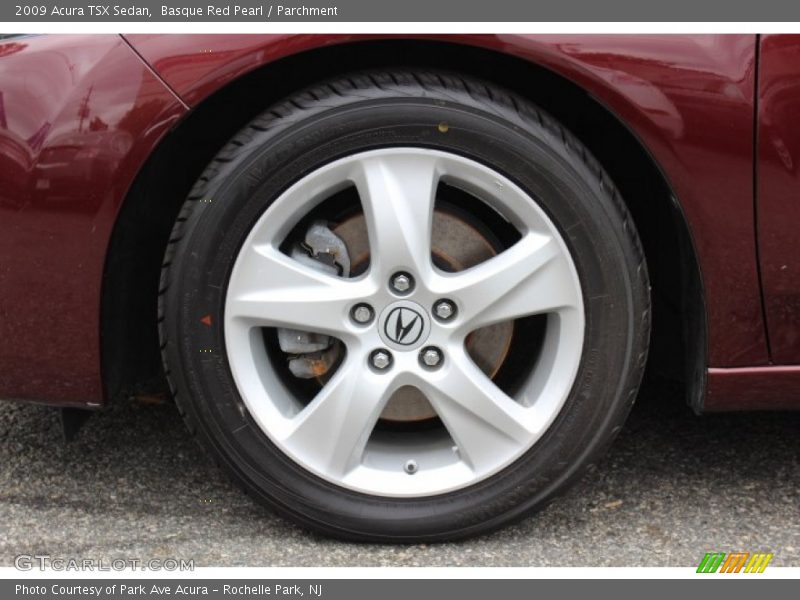 Basque Red Pearl / Parchment 2009 Acura TSX Sedan