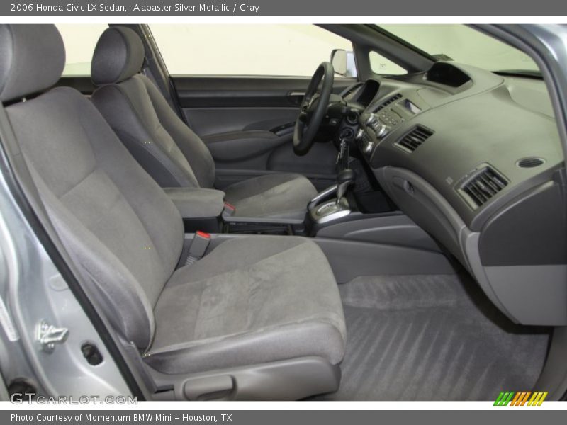 Alabaster Silver Metallic / Gray 2006 Honda Civic LX Sedan